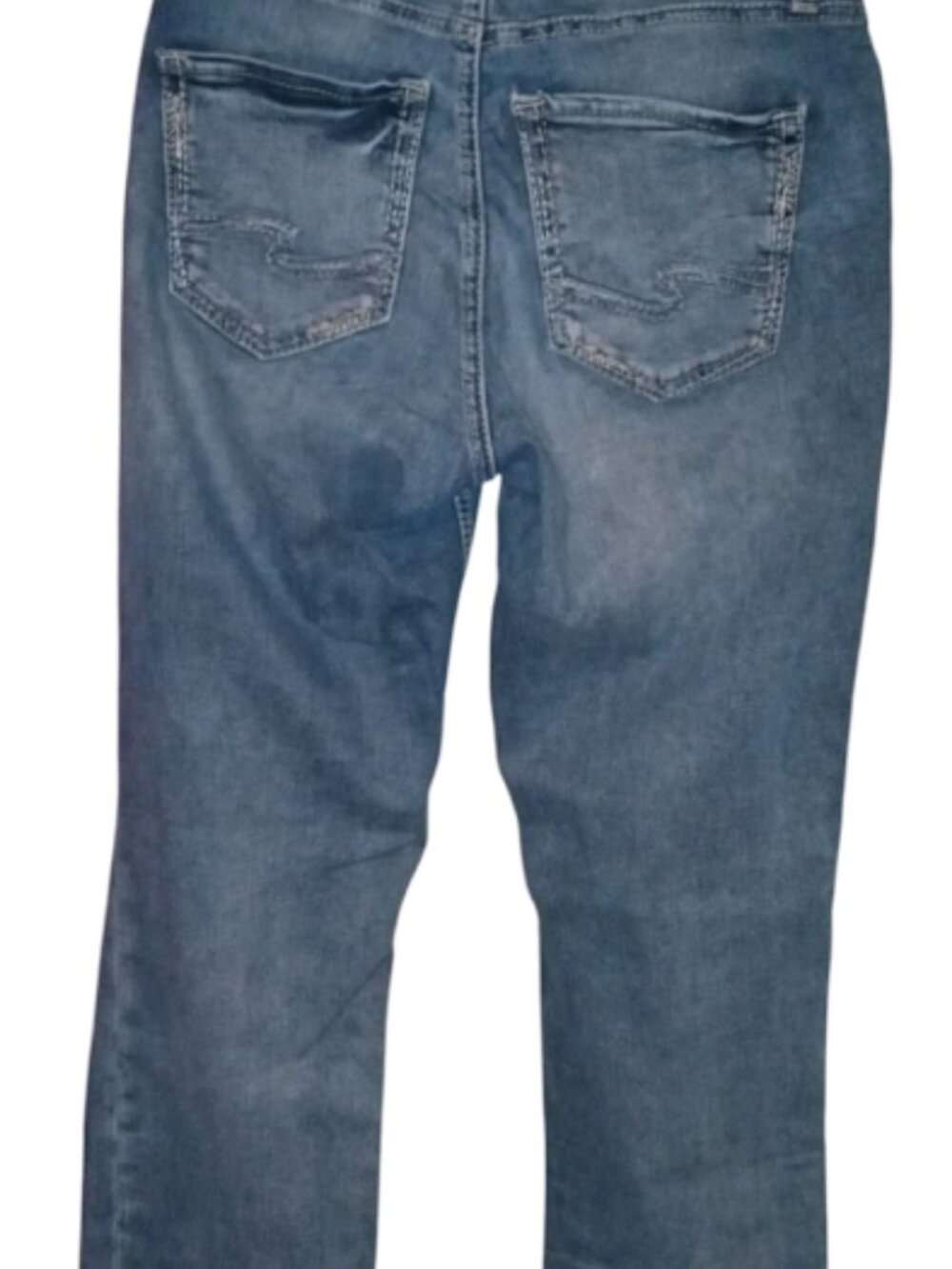 Silver Jeans Avery Capri Women’s 30 Blue Selvedge - Picture 7 of 13